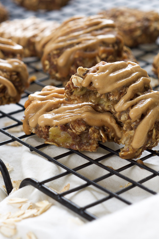 These Banana Peanut Butter Breakfast Cookies are ready in 15 minutes, require one bowl, and are a delicious, dessert-like breakfast treat to start your day!