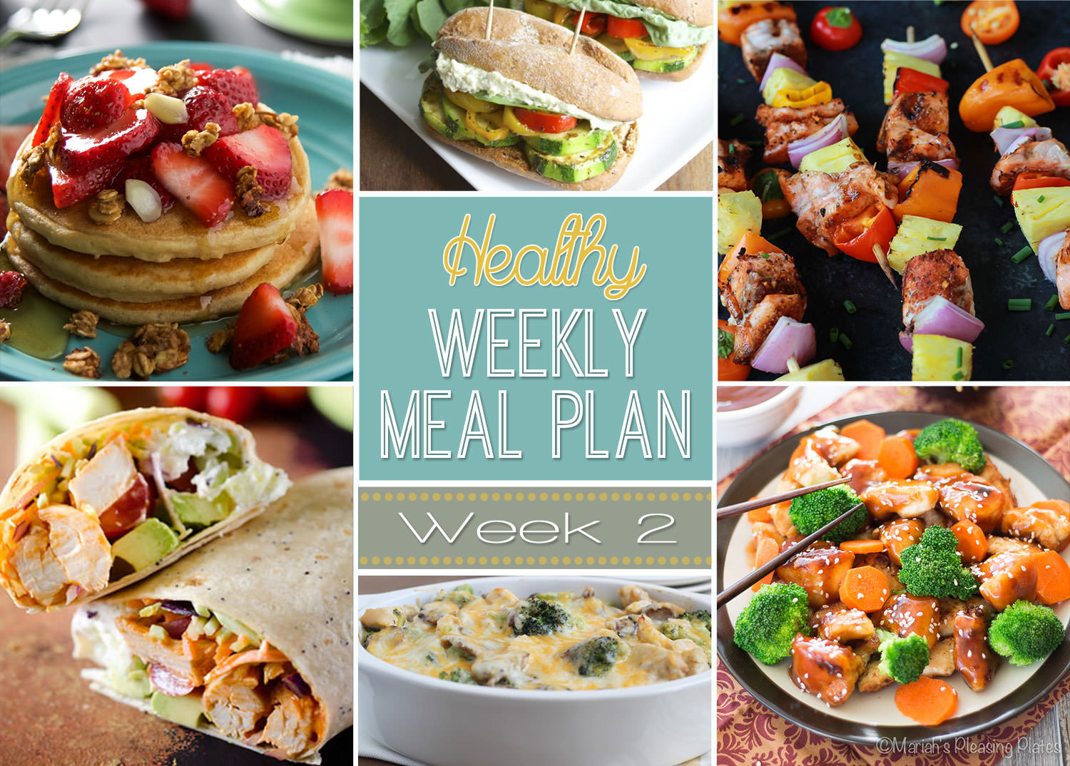 Healthy Meal Plan Week 2! | Mariah's Pleasing Plates