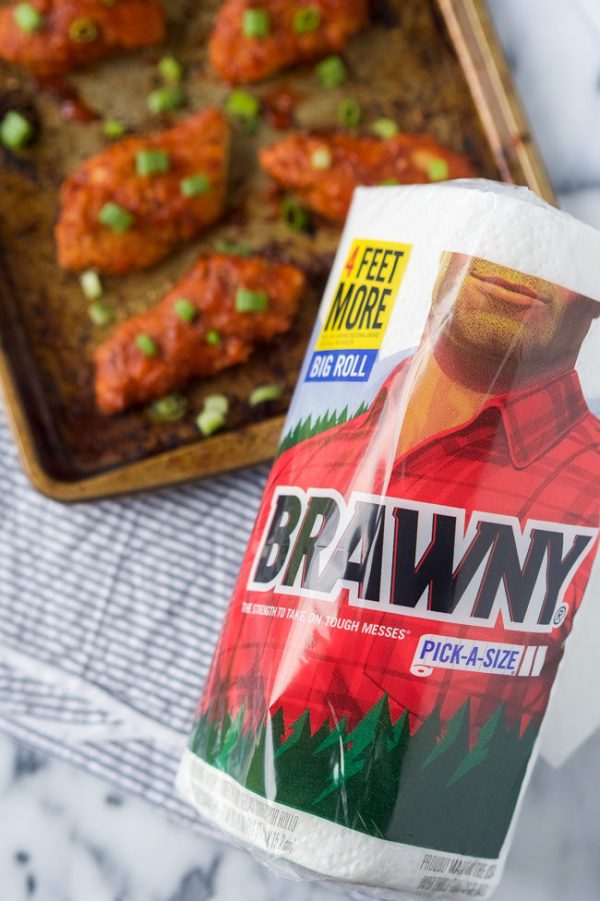 Sticky Sweet Chili Glazed Chicken Fingers are baked then coated in a