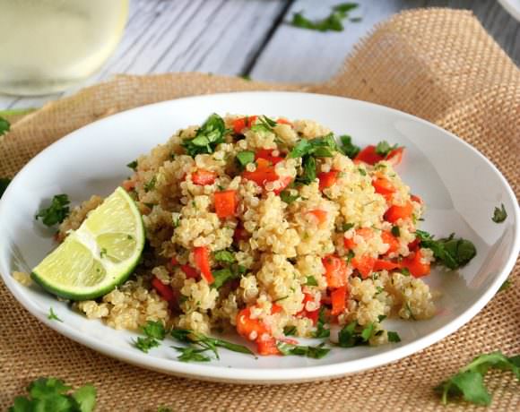 Red Pepper and Lime Quinoa Salad | The Housewife in Training FIles