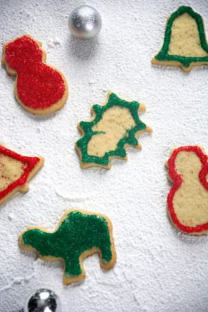 These Cut Out Sugar Cookies are the best cookies you will ever make! The perfect balance of soft and crispy, and not too sweet so you can decorate with icing and sprinkles!!
