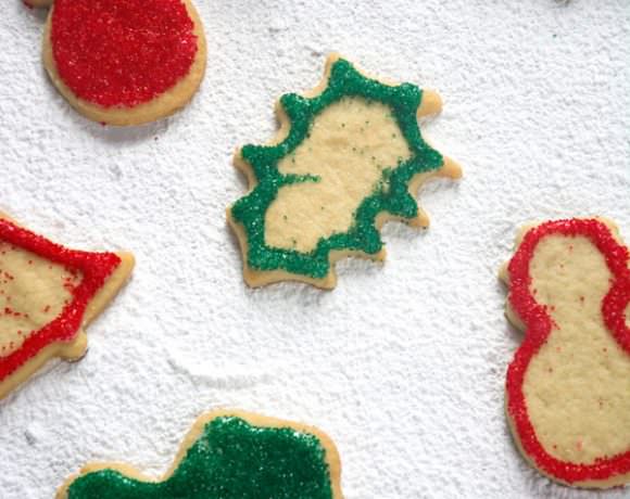 These Cut Out Sugar Cookies are the best cookies you will ever make! The perfect balance of soft and crispy, and not too sweet so you can decorate with icing and sprinkles!!