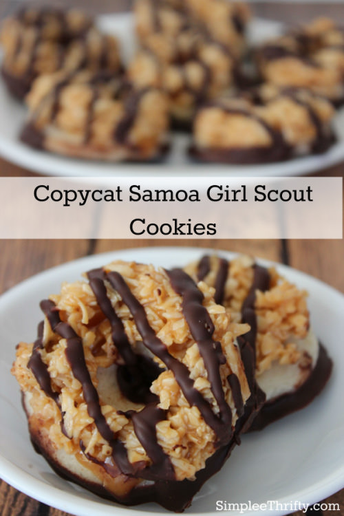 Copycat Samoa Girl Scout Cookies | Simplee Thrifty