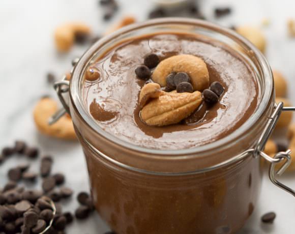 This creamy Salted Dark Chocolate Cashew Butter is couldn't be any simpler to make as it only has 4 ingredients! Better double the batch as it will go fast!
