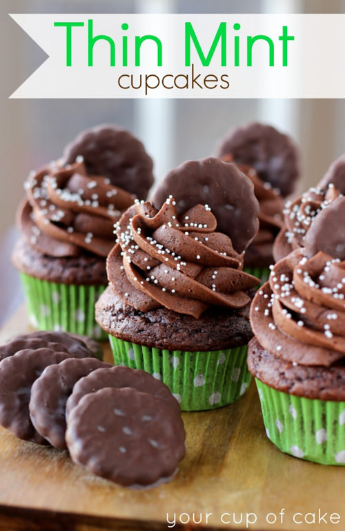 Thin Mint Cupcakes | Your Cup of Cake