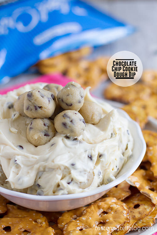 Chocolate Chip Cookie Dough Dip | Taste and Tell