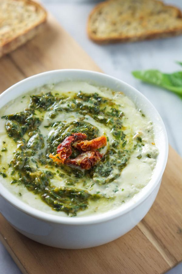 Sun Dried Tomato Pesto Dip With Salt and Wit