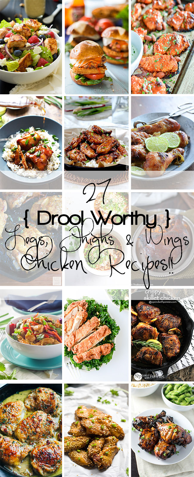 27 Legs, Thighs & Wings Chicken Recipes!