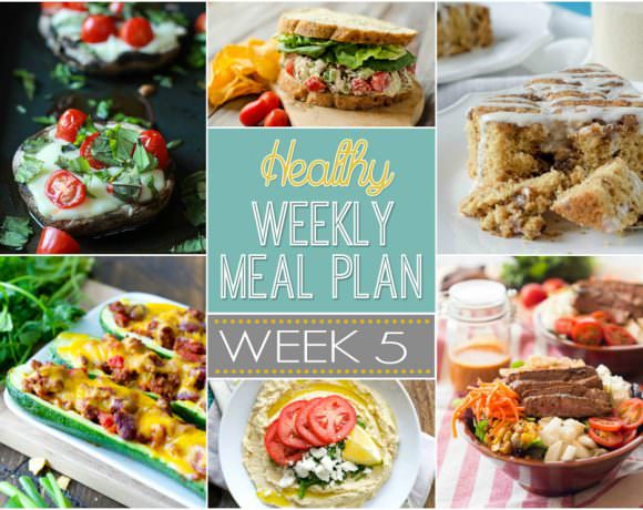 Healthy Meal Plan Week #5