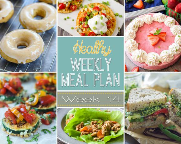 Healthy Meal Plan Week #14 is full of healthy comfort food to help you warm up from all this cold weather!