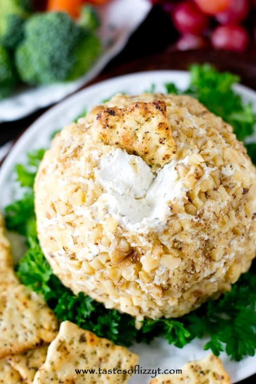 Garlic Lover’s Cheese Ball | Tastes of Lizzy T’s