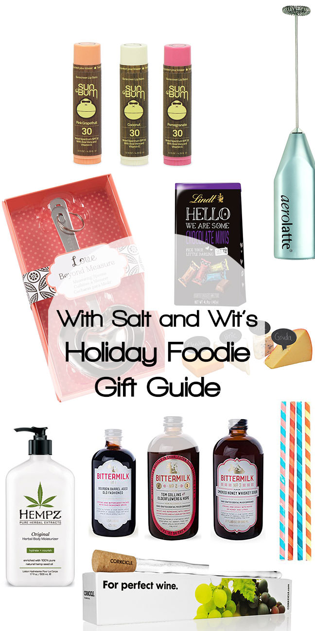 With Salt and Wit's Holiday Foodie Gift Guide