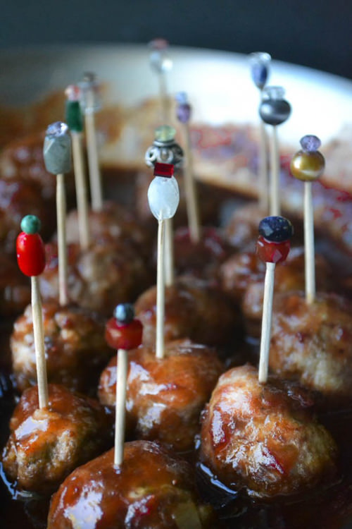 Drunken Cranberry Cocktail Meatballs | The View from Great Island