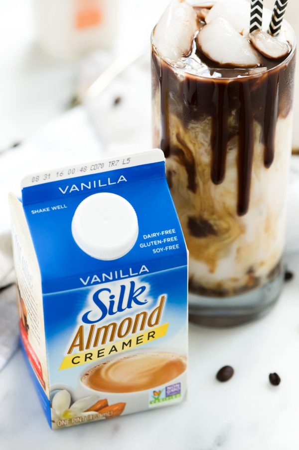 Iced Coconut Milk Mocha Macchiato With Salt and Wit