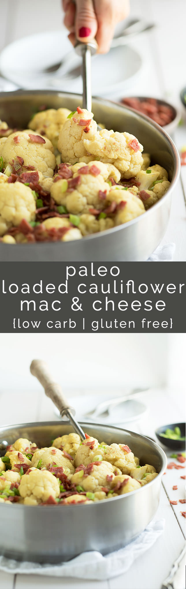 Loaded Cauliflower Mac and Cheese With Salt and Wit