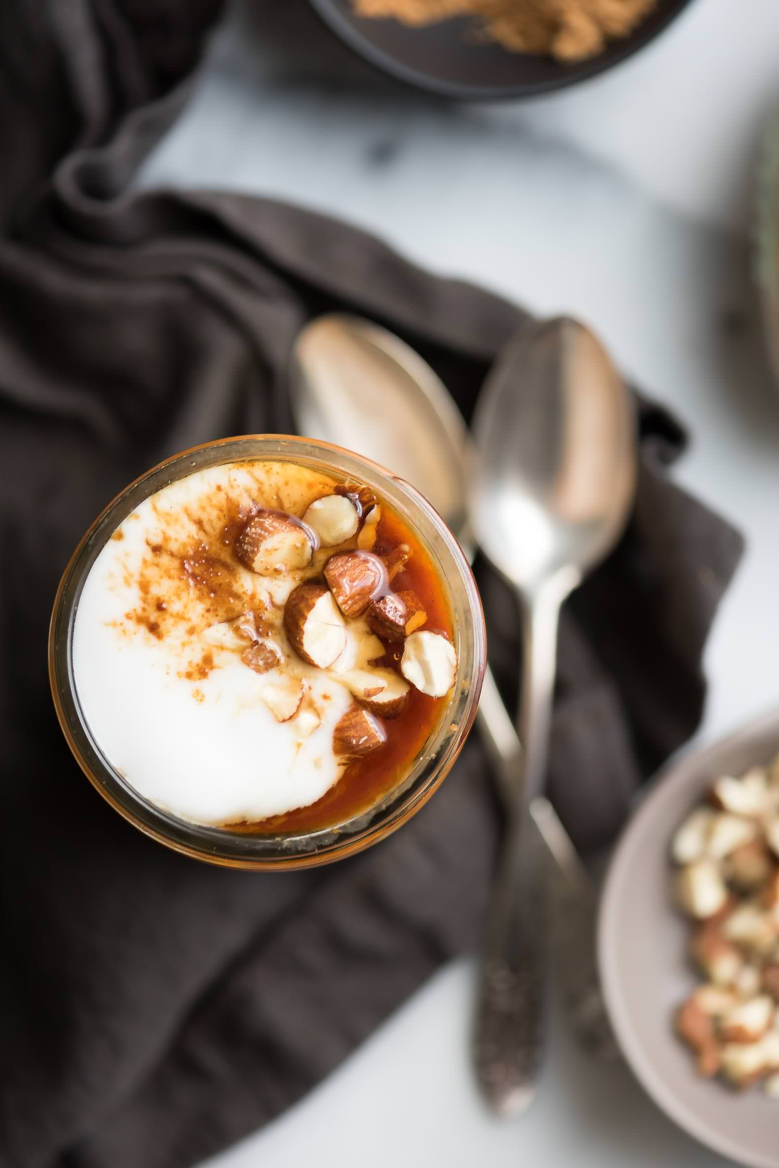 Pumpkin Cheesecake Overnight Oats are a step up from basic overnight oats in a jar! Filled with spice and a creamy cheesecake layer, they are a dessert inspired, healthy breakfast!